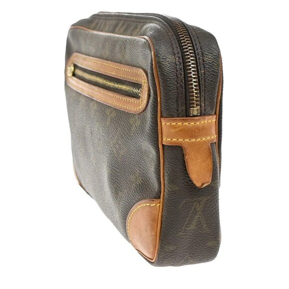 LOUIS VUITTON Marly Dragonne GM Clutch Hand Bag Monogram Brown M51825 62YH393 - Picture 2 of 13